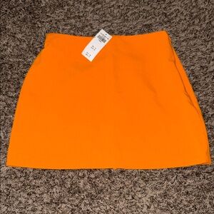The A&F Scarlett Mini Skort Orange